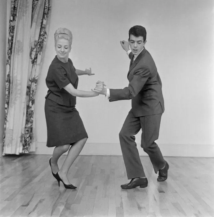 Framed Print : Picture shows Patrick Kerr and Theresa Confrey, the dancing couple from Ready Steady Go Framed Print : Picture shows Patrick Kerr and Theresa Confrey, the dancing couple from Ready Steady Go