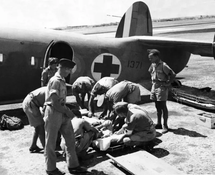 Framed Print : Picture taken in Malta where casualties from Sicily are sent by air ambulance Framed Print : Picture taken in Malta where casualties from Sicily are sent by air ambulance