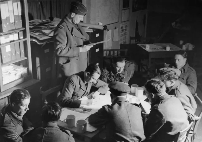 Framed Print : This picture was taken at an RAF Lancaster Bomber station during the attack of 23rd -24th Framed Print : This picture was taken at an RAF Lancaster Bomber station during the attack of 23rd -24th