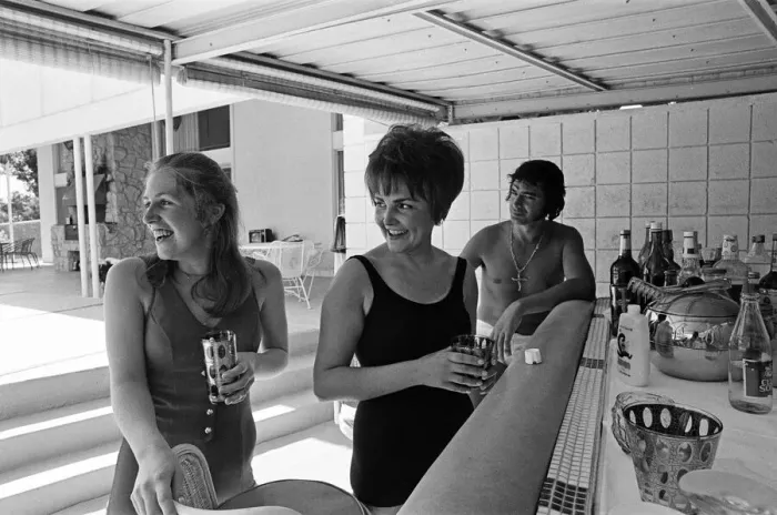 Framed Print : Pictured in Las Vegas, Nevada are Janet Lovegrove and Gillian Mason Framed Print : Pictured in Las Vegas, Nevada are Janet Lovegrove and Gillian Mason