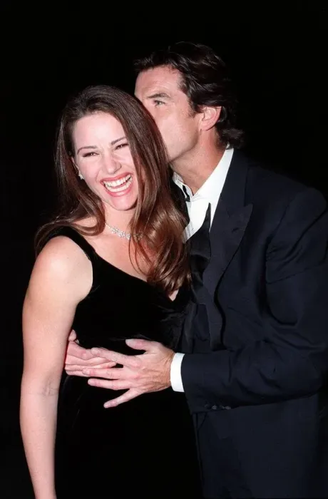 Framed Print : Pierce Brosnan Actor December 1997 At the premiere of Tomorrow Never Dies in which Framed Print : Pierce Brosnan Actor December 1997 At the premiere of Tomorrow Never Dies in which