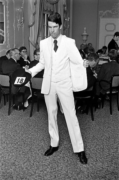 Pierre Cardin mens fashion. 24th February 1966