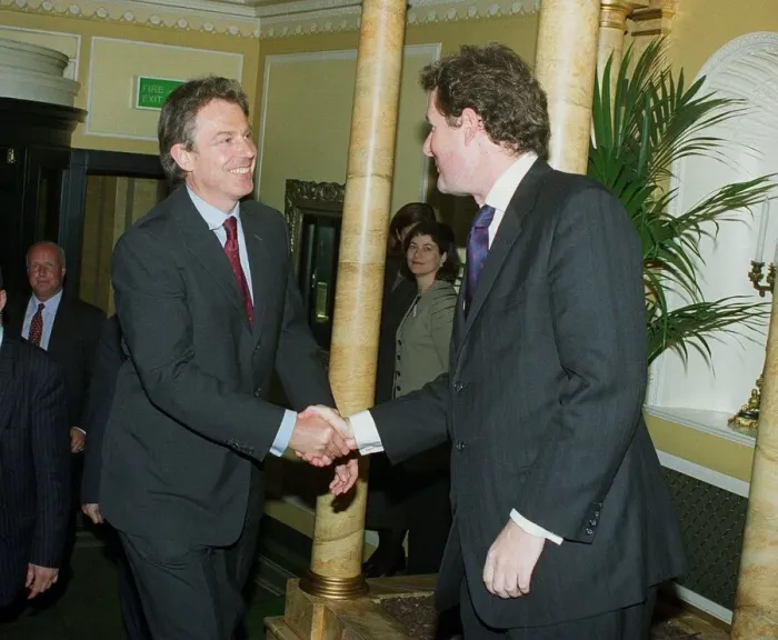 Framed Print : Piers Morgan and Tony Blair May 1999 at the Dorchester Hotel for the Mirror Pride Framed Print : Piers Morgan and Tony Blair May 1999 at the Dorchester Hotel for the Mirror Pride