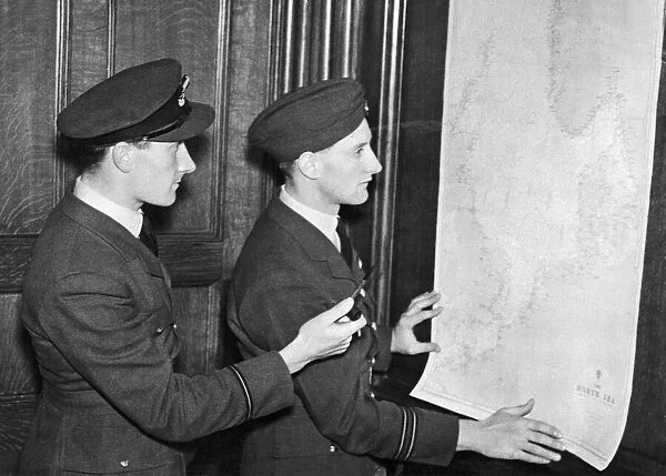 Two of the pilots of the Coastal Command of the Royal Air Force who took part in