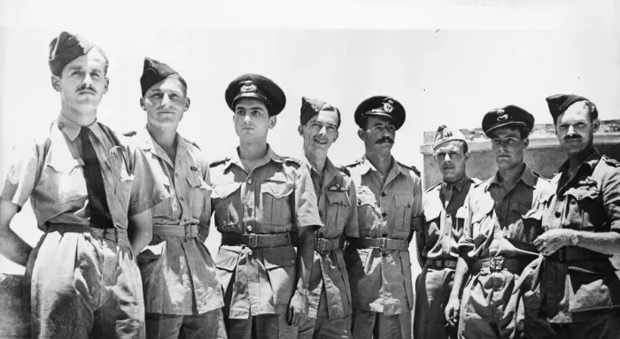 Framed Print : Pilots from The United Nations Air Unit Command. Pictured at their Middle East Framed Print : Pilots from The United Nations Air Unit Command. Pictured at their Middle East