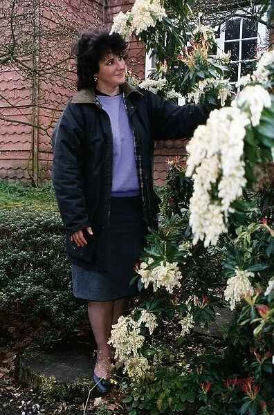 Pippa Greenwood TV Presenter at the royal horticultural society