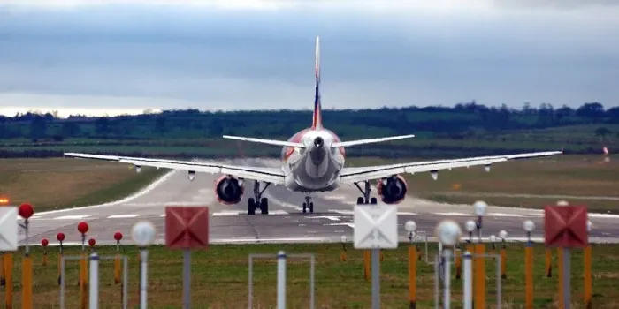 Framed Print : A plane takes off on a runway over Callerton Hill from Newcastle International Airport Framed Print : A plane takes off on a runway over Callerton Hill from Newcastle International Airport