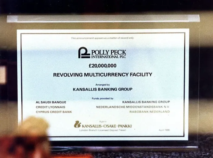 Framed Print : Plaque of Polly Peck, the company belonging to fugitive businessman Asil Nadir Framed Print : Plaque of Polly Peck, the company belonging to fugitive businessman Asil Nadir