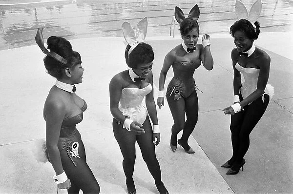 Playboy bunny girls, West Indies, February 1965