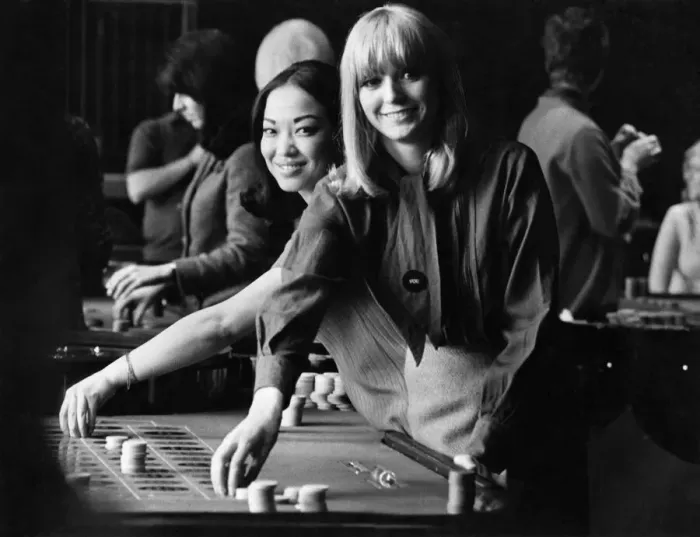 Framed Print : Playboy Club Bunny Girls interviews. April 1968 P018502 Framed Print : Playboy Club Bunny Girls interviews. April 1968 P018502