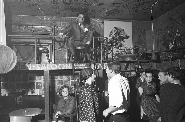 Playboy, film maker and night club owner Rolf Eden, seen here at the Old Eden Saloon