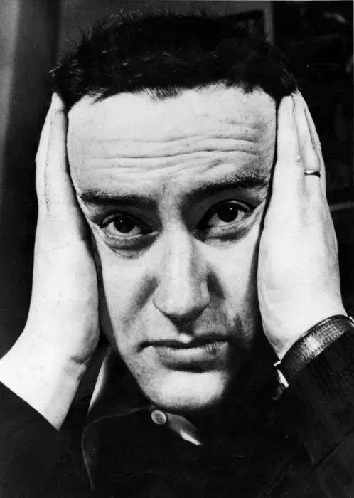 Framed Print : Playwright and author Wolf Mankowitz. 10th January 1956