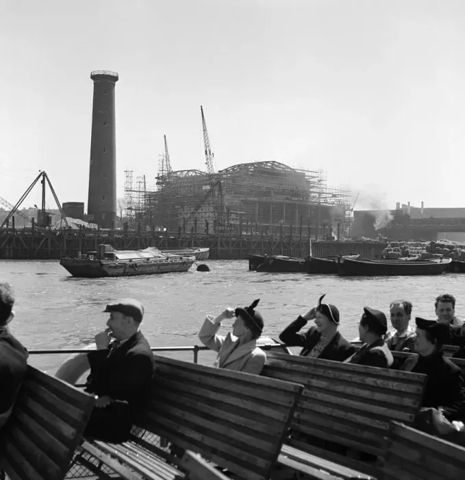 Framed Print : A pleasure steamer on the River Thames, London. Pictured in the background Framed Print : A pleasure steamer on the River Thames, London. Pictured in the background