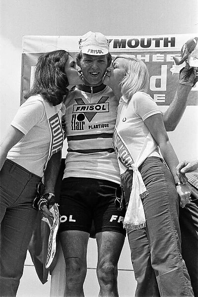The Plymouth stage of the Tour De France. Winner of the second stage Henk Poppe of
