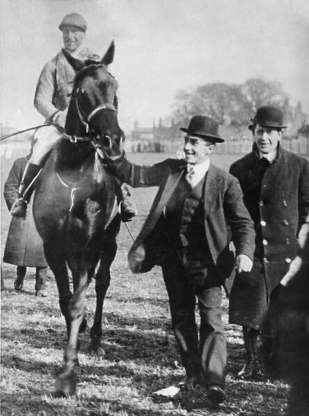 Poethlyn seen here after winning the 1919 Grand National 28th March 1919
