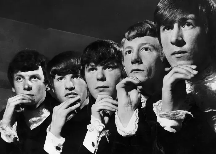 Framed Print : The Poets pop group from the 1960s