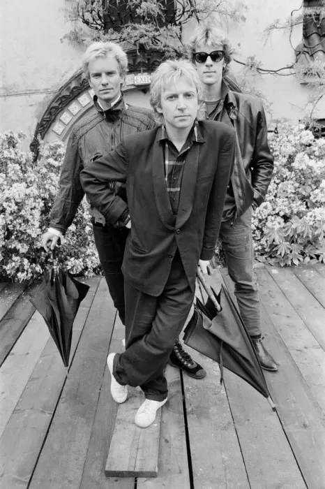 Framed Print : The Police - pictured in London, during their promotional tour to launch their new Framed Print : The Police - pictured in London, during their promotional tour to launch their new