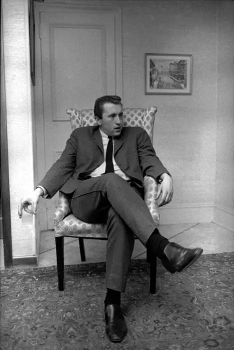 Framed Print : Political journalist David Frost in New York for his appearance on the American version
