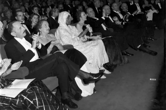 Framed Print : Politician Berber Pasha (Thamilel Galoui) enjoys a night at the theatre in Marrakech Framed Print : Politician Berber Pasha (Thamilel Galoui) enjoys a night at the theatre in Marrakech