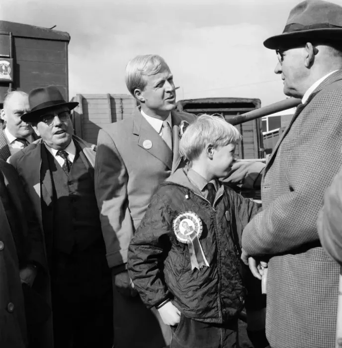 Framed Print : Politics: Elections: The Newcastle-under-Lyne by-election