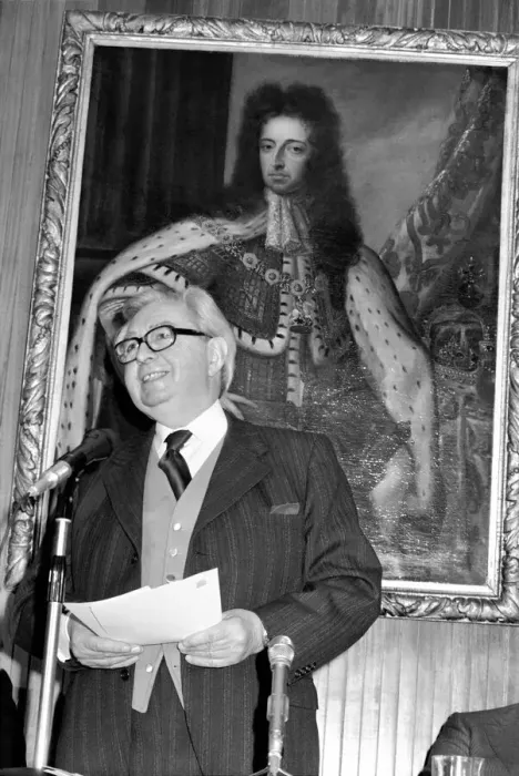 Framed Print : Politics: Lord George Brown, Britains former Labour Deputy Prime-minister who is now Framed Print : Politics: Lord George Brown, Britains former Labour Deputy Prime-minister who is now