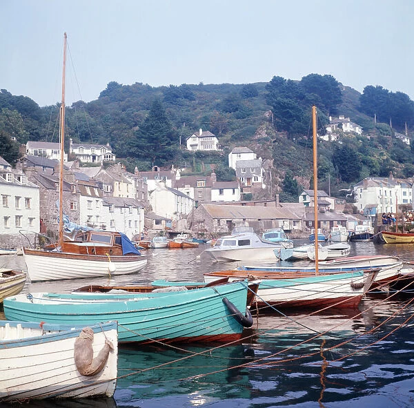 Polperro Harbour, Cornwall. 1973