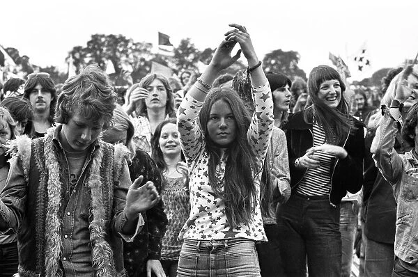 Pop Concert in Berkshire. Circa 26th  /  27th August 1974