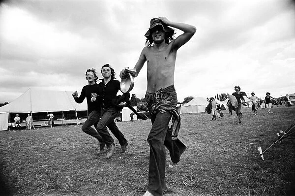 Pop festival in Reading, Berkshire. August 1975