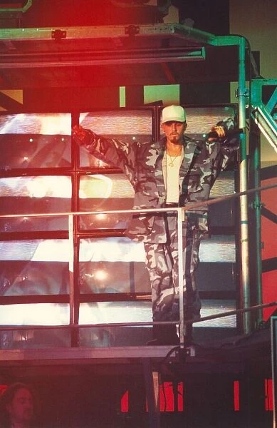 Pop group East 17 perform in concert at the Whitley Bay Ice Rink 24 May 1995