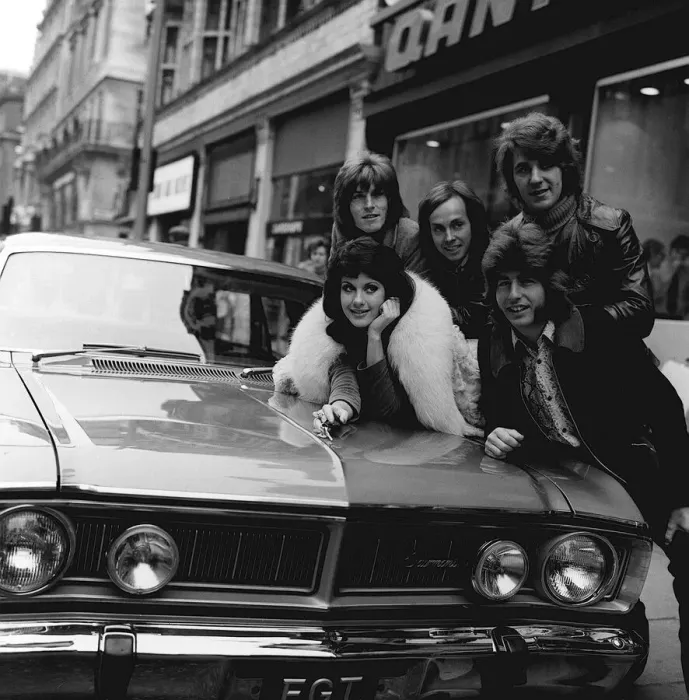Framed Print : Pop group Mixtures were presented with a brand new Ford Fairmont estate car in Framed Print : Pop group Mixtures were presented with a brand new Ford Fairmont estate car in