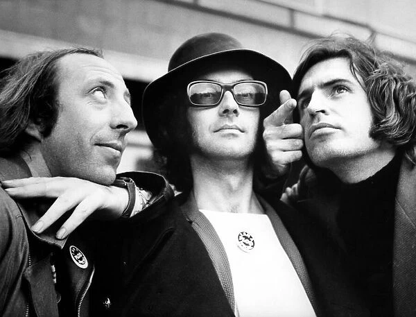 Pop group The Scaffold, from left, John Gorman, Roger McGough and Mike McGear