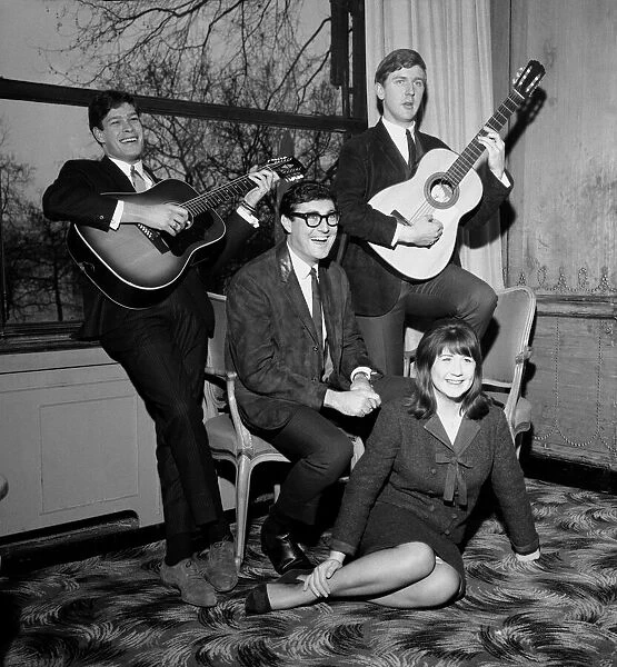 Pop group The Seekers performiong during a press call in the Pinafore Room at the Savoy