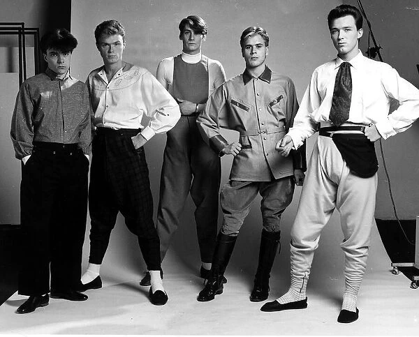 Pop group Spandau Ballet pictured in the Daily Mirror studio. 30th June 1980