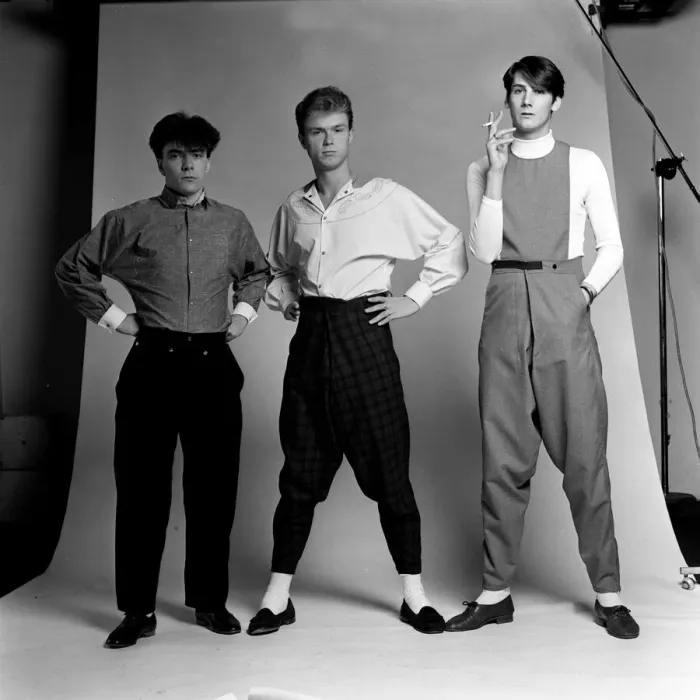 Framed Print : Pop group Spandau Ballet pictured in the Daily Mirror studio Framed Print : Pop group Spandau Ballet pictured in the Daily Mirror studio
