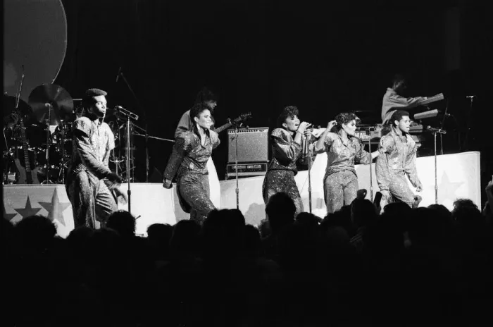 Framed Print : Pop group Five Star pictured backstage during their concert at the Colston Hall, Bristol Framed Print : Pop group Five Star pictured backstage during their concert at the Colston Hall, Bristol