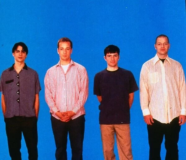 Pop group Wheezer circa 1998