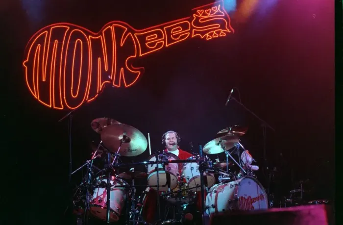 Framed Print : Pop Music - American 60s pop group The Monkees pictured playing the Cardiff International