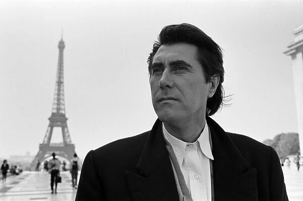 Pop star Bryan Ferry pictured in Paris where he is putting the finishing touches to his