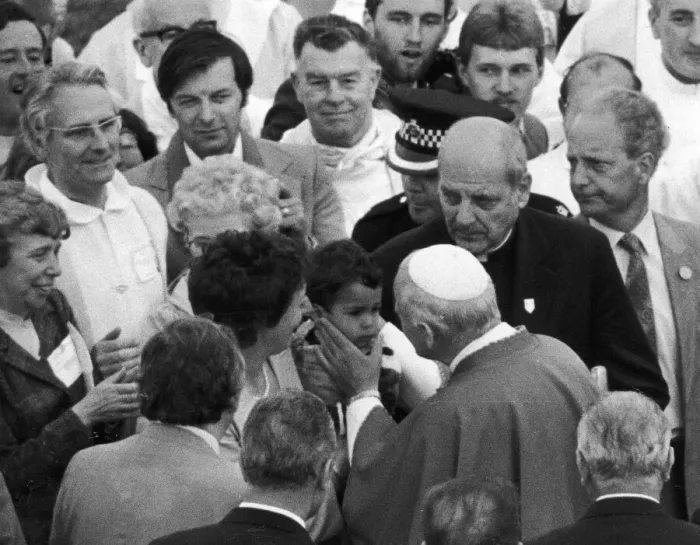 Framed Print : Pope John Paul II Mass at Heaton Park, Manchester, Monday 31st May 1982