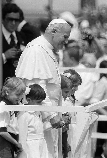 Pope John Paul II returns to Poland for an official visit