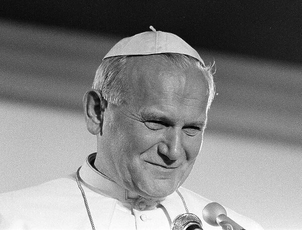Pope John Paul II returns to Poland for an official visit 1979