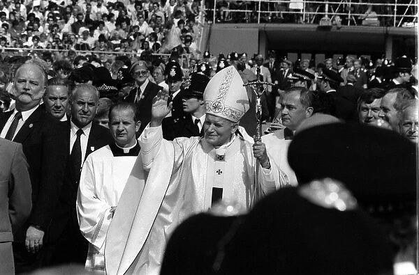 Pope John Paul II at Wembley May 1982