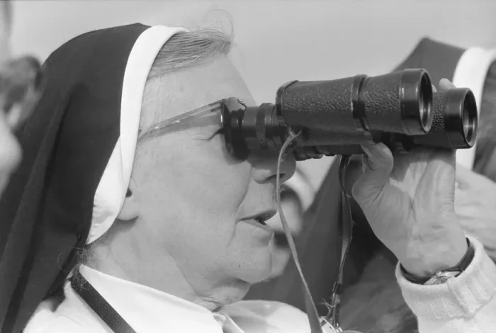 Framed Print : Pope John Paull IIs visit to Coventry Airport for a mid-morning mass