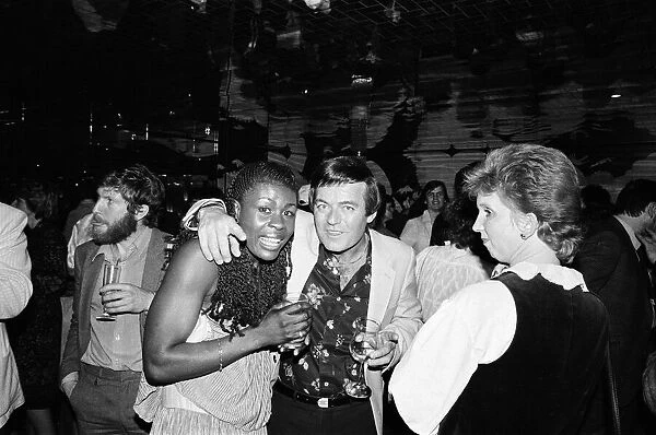 Top of the Pops 1000th programme party. Pictured, Tony Blackburn