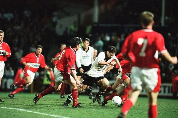 Port Vale 0 - 1 Middlesbrough, Division One match held at Vale Park. 24th April 1998