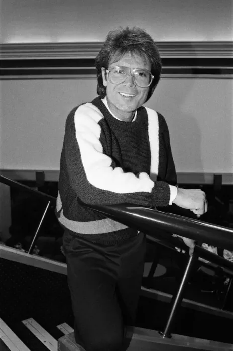 Framed Print : Portrait of Cliff Richard. 27th March 1985