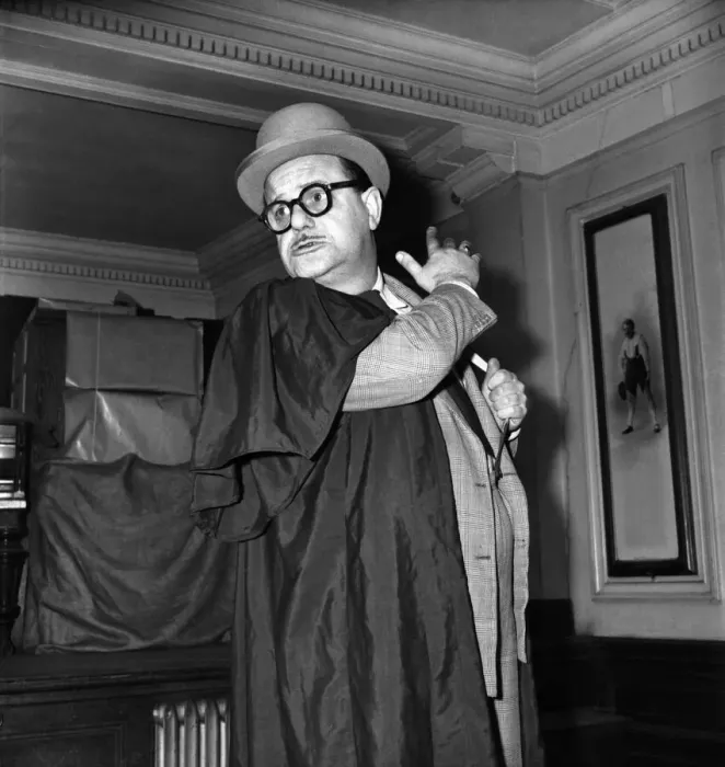 Framed Print : Portrait of comedian Leon Cortez. February 1947 O6631 Framed Print : Portrait of comedian Leon Cortez. February 1947 O6631
