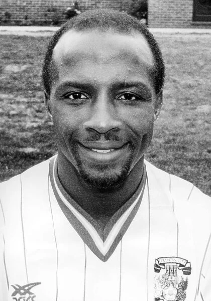 Portrait of Cyrille Regis, Coventry City Football Club player. 14th August 1990