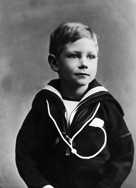 Portrait of King George VI age six. 1901