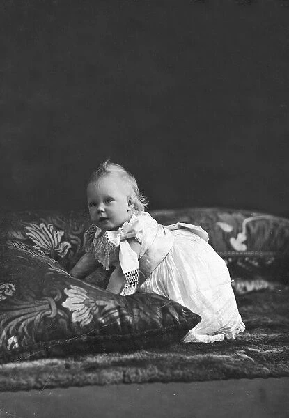 Portrait of the then Prince of Wales and later King Edward VIII, as a baby in 1894
